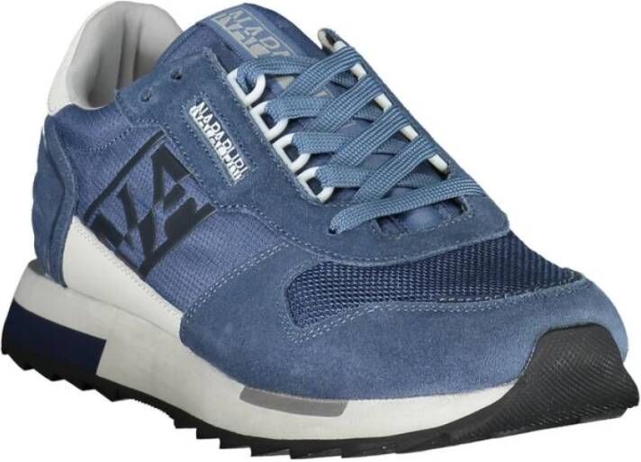 Napapijri Blauwe Sportsneakers met Veters Blue Heren