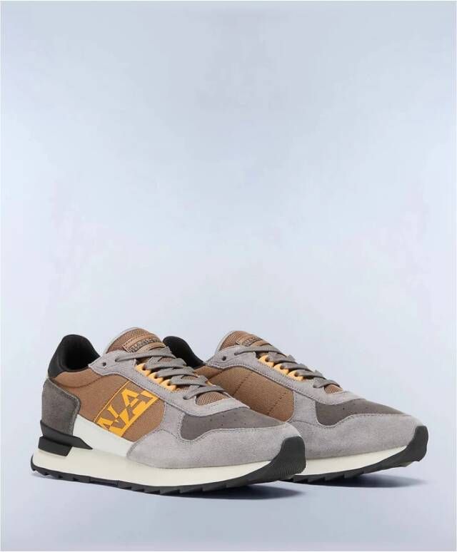 Napapijri Bruin Tabak Hardloopschoenen voor Mannen Multicolor Heren