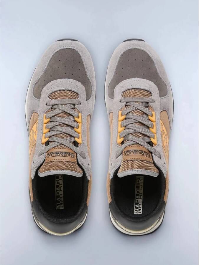 Napapijri Bruin Tabak Hardloopschoenen voor Mannen Multicolor Heren