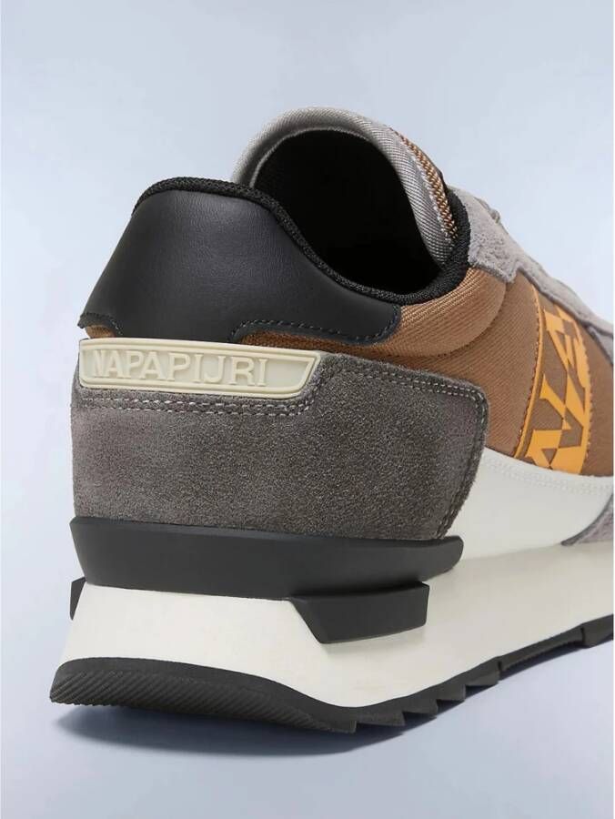 Napapijri Bruin Tabak Hardloopschoenen voor Mannen Multicolor Heren
