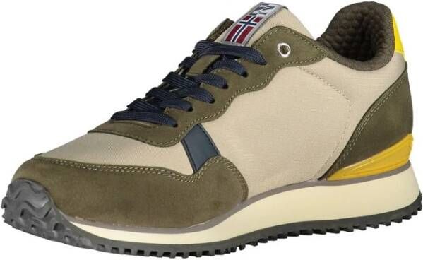 Napapijri Elegant Sporty Beige Sneakers Multicolor Heren