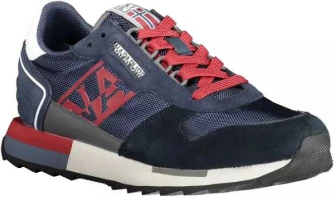Napapijri Elegante Blauwe Sneakers met Contrasterende Details Blue Heren
