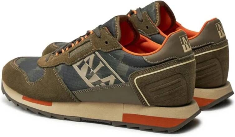 Napapijri Gestreepte Suède Hardloopschoenen Mannen