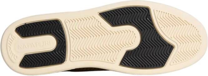 Napapijri Groene Gebreide Bark Sneakers