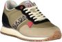 Napapijri Groene Polyester Sneaker met Contrastdetails Green Heren - Thumbnail 2