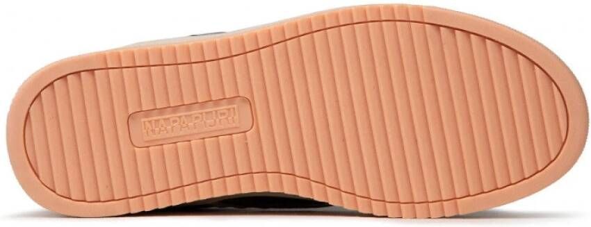 Napapijri Groene River Sneaker met Zilveren Details