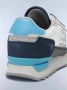 Napapijri Lichtgewicht Hardloopschoenen Wit Grijs Navy Multicolor Heren - Thumbnail 4
