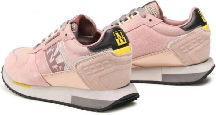 Napapijri Roze Suède Sneaker Outdoor Hardlopen