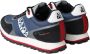 Napapijri Blauwe Leren Sneakers F2Lotus01 Ris - Thumbnail 7