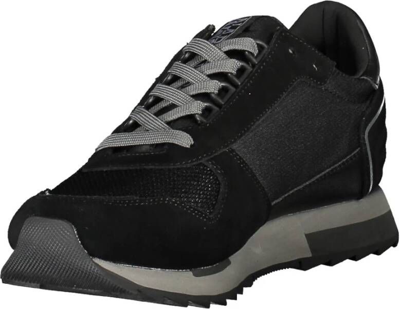 Napapijri Sportieve Veterschoenen Zwart Contrastdetails Black Dames