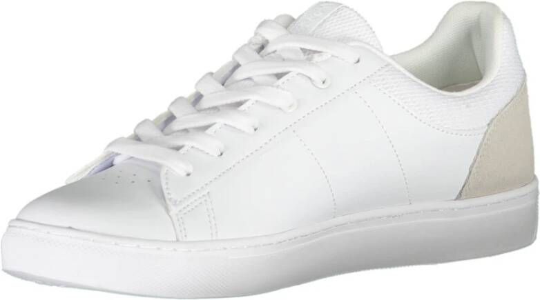 Napapijri Sportieve Vetersneakers Wit Contrast Logo White Heren