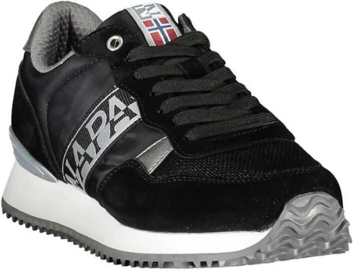 Napapijri Stoere Zwarte Sneakers Casual Stijl
