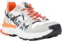 Napapijri Witte Leren Sneakers met Rubberen Zool Multicolor Heren - Thumbnail 4