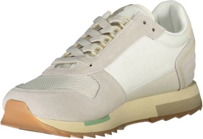 Napapijri Witte Polyester Sneaker met Contrasterende Details Multicolor Heren