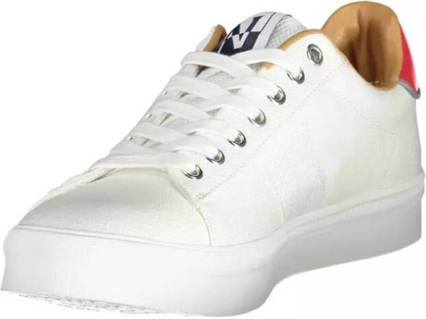 Napapijri Witte Polyester Sneaker met Contrasterende Details White Heren