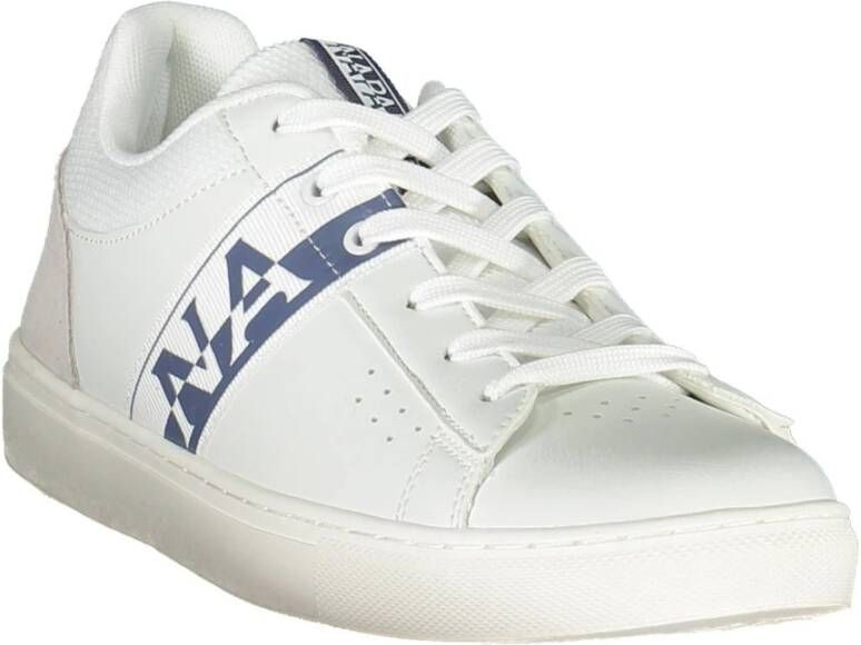 Napapijri Witte vetersneakers met dynamische details White Heren