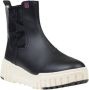 Napapijri Zwarte Leren Laarzen Herfst Winter Collectie Black Dames - Thumbnail 6