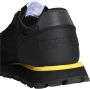 Napapijri Zwarte Leren Stoffen Sneakers - Thumbnail 2