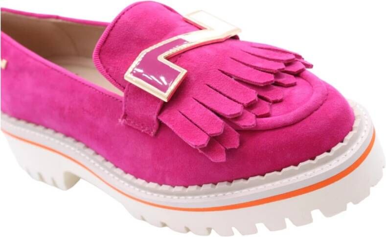 Nathan-Baume Mocassin Morvan Stijlvolle Instappers Pink Dames