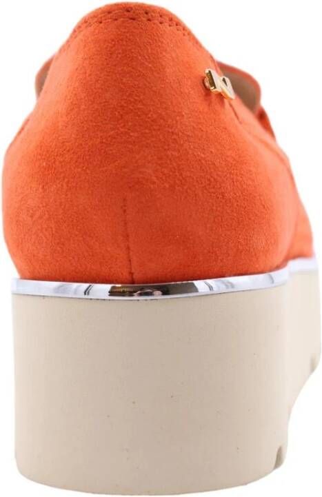 Nathan-Baume Mocassin Stijlvol Schoeisel Orange Dames