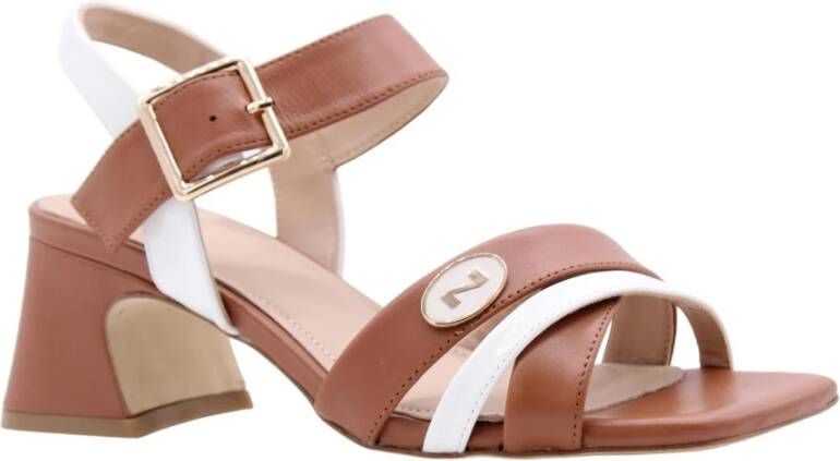 Nathan-Baume Hoge hak sandalen voor vrouwen Brown Dames