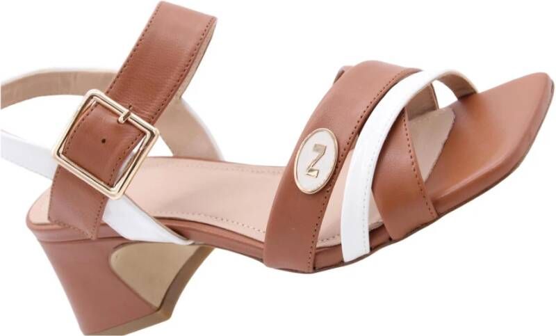 Nathan-Baume Hoge hak sandalen voor vrouwen Brown Dames