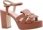 Nathan-Baume Hoge hak sandalen voor vrouwen Brown Dames - Thumbnail 3