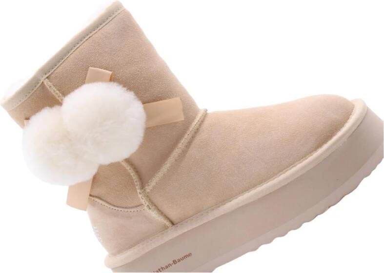 Nathan-Baume Schattige Kuikentje Pantoffels Beige Dames