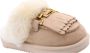 Nathan-Baume Stijlvolle damesslippers Beige Dames - Thumbnail 8