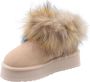 Nathan-Baume Stijlvolle Winterlaarzen voor Vrouwen Beige Dames - Thumbnail 4