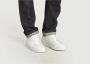National Standard Handgemaakte Witte Monochrome Sneakers White Heren - Thumbnail 7