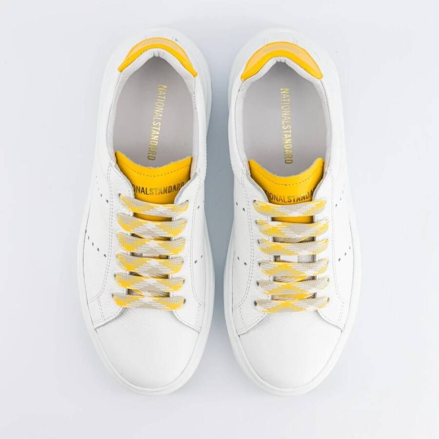 National Standard Edition 9 Wit Geel Leer. White Dames