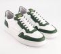 National Standard Handgemaakte Ethische Sneakers Wit Groen Multicolor Heren - Thumbnail 8