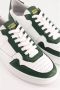National Standard Handgemaakte Ethische Sneakers Wit Groen Multicolor Heren - Thumbnail 9