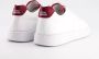 National Standard Handgemaakte Ethische Sneakers Wit Rood White Heren - Thumbnail 9