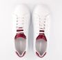 National Standard Handgemaakte Ethische Sneakers Wit Rood White Heren - Thumbnail 11