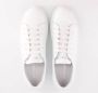 National Standard Handgemaakte Witte Monochrome Sneakers White Heren - Thumbnail 4