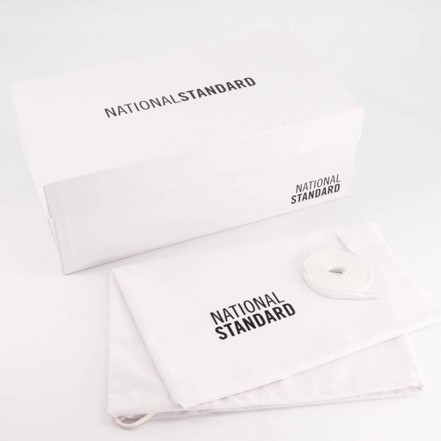 National Standard Handgemaakte Zwarte Monochrome Sneakers Black Heren
