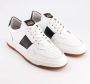 National Standard Handgemaakte Zwarte Sneakers White Heren - Thumbnail 2