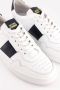 National Standard Met de hand vervaardigde Navy Band Sneakers White Heren - Thumbnail 4