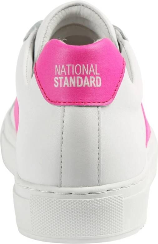 National Standard Met de hand gemaakte Neon Pink Sneakers Pink Dames