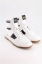 National Standard Handgemaakte Zwarte Band Sneakers White Heren - Thumbnail 8
