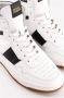 National Standard Handgemaakte Zwarte Band Sneakers White Heren - Thumbnail 9