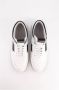 National Standard Handgemaakte Zwarte Band Sneakers White Heren - Thumbnail 11
