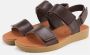 Nature Footwear Karen Sandal Pull Up Leather Brown Dames - Thumbnail 2