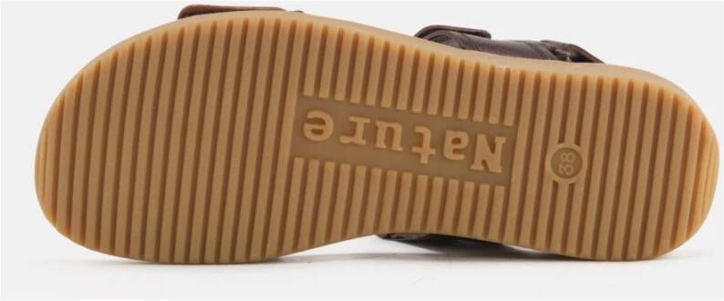 Nature Footwear Karen Sandal Pull Up Leather Brown Dames