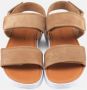 Nature Footwear Karen Suède Sandaal Toffee Beige Dames - Thumbnail 3