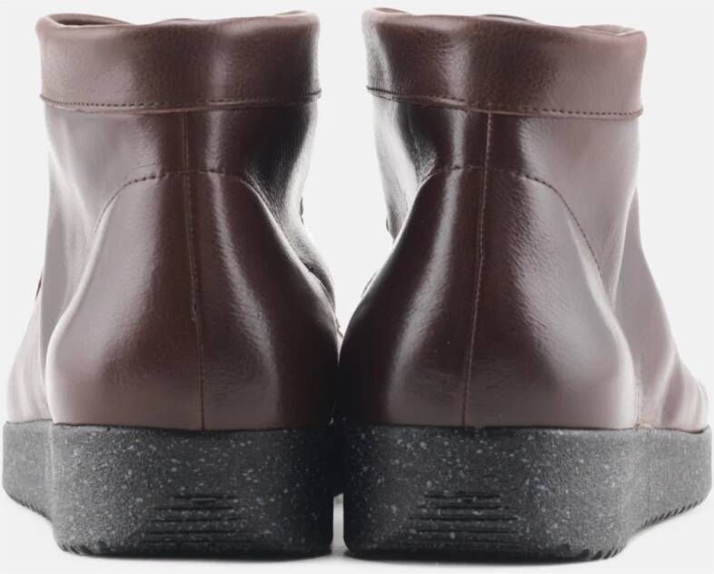 Nature Footwear Handgemaakte leren veterschoenen koffie Brown Heren