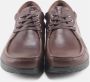 Nature Footwear Handgemaakte leren veterschoenen Koffie Brown Heren - Thumbnail 3