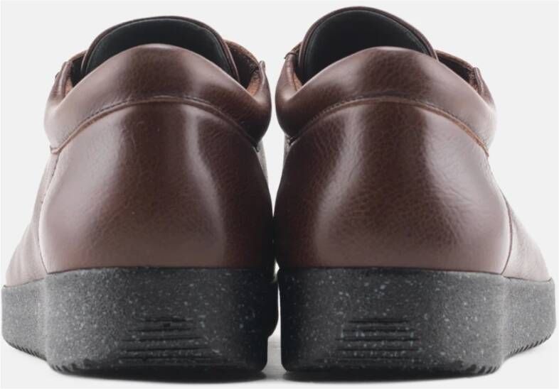 Nature Footwear Handgemaakte leren veterschoenen Koffie Brown Heren